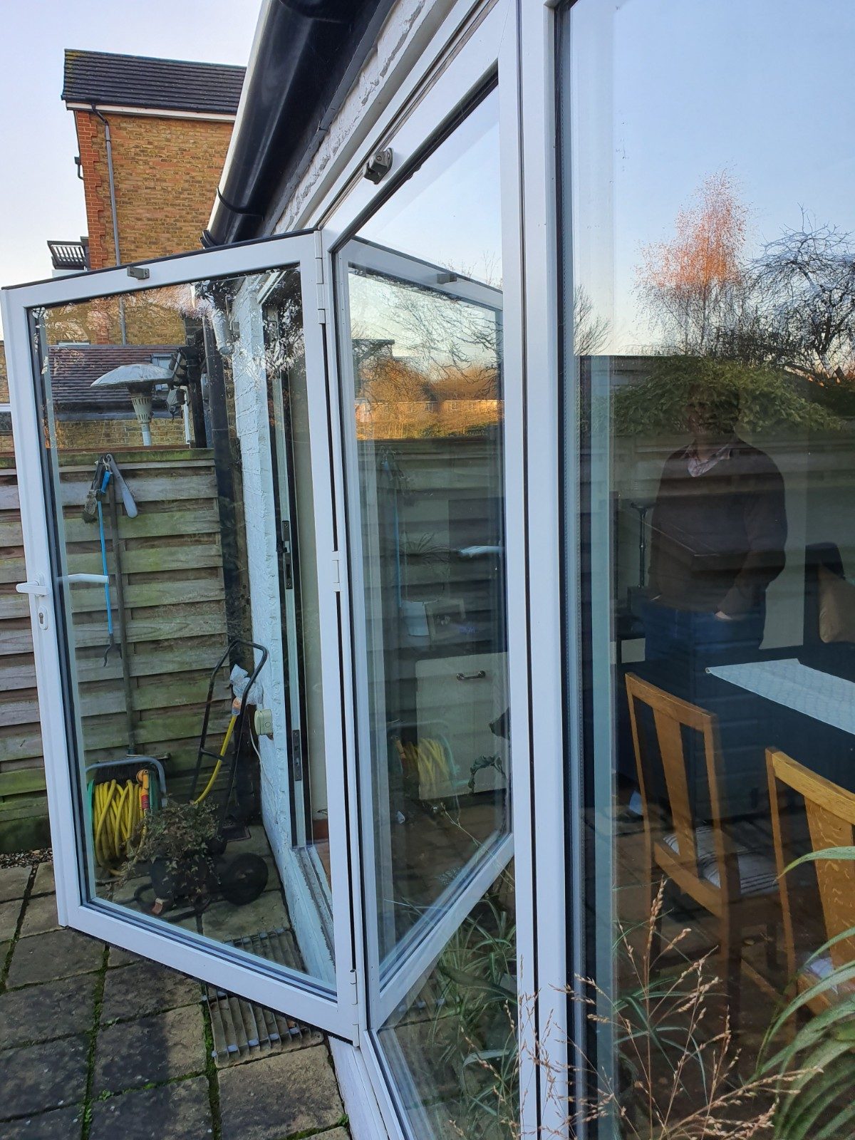 Repairs to BiFold Doors with Three Panels Schuco Lock Mechanism in Colliers Wood BIFOLD DOOR